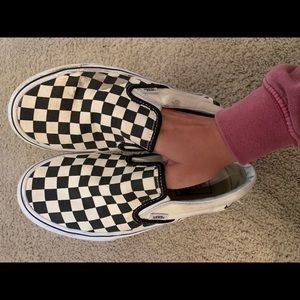 checkered vans